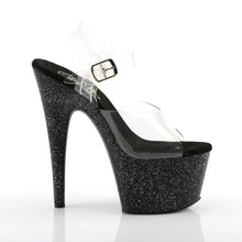 Load image into Gallery viewer, Tacones Pleaser ADORE-708MG Transparente Negro
