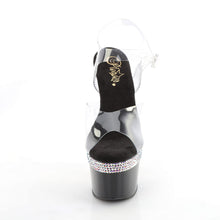 Cargar imagen en el visor de la galería, Tacones Pleaser ADORE-708PHRS - Transparente Negro
