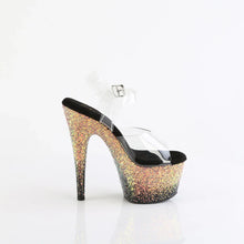 Cargar imagen en el visor de la galería, Tacones Pleaser ADORE-708SS Transparente Negro Dusty

