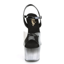 Load image into Gallery viewer, Tacones Pleaser ADORE-708T-2 Ahumado Negro Transparente
