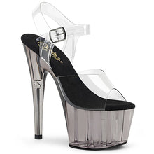 Cargar imagen en el visor de la galería, Tacones Pleaser ADORE-708T Transparente Ahumado
