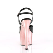 Cargar imagen en el visor de la galería, Tacones Pleaser ADORE-709 - Negro charol / Cromo oro rosa
