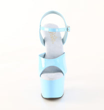 Cargar imagen en el visor de la galería, Tacones Pleaser ADORE-709 - Azul claro charol / Azul claro
