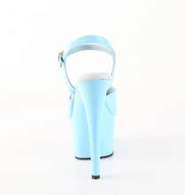 Cargar imagen en el visor de la galería, Tacones Pleaser ADORE-709 - Azul claro charol / Azul claro
