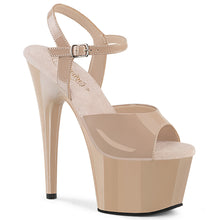 Cargar imagen en el visor de la galería, Tacones Pleaser ADORE-709 - Nude charol / Nude
