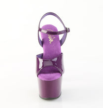 Cargar imagen en el visor de la galería, Tacones Pleaser ADORE-709 - Morado charol / Morado

