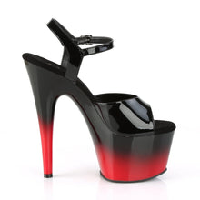 Cargar imagen en el visor de la galería, Tacones Pleaser ADORE-709BR-H Negro Charol Rojo

