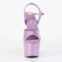 Load image into Gallery viewer, Tacones Pleaser ADORE-709GP Lilac Purpurina Charol
