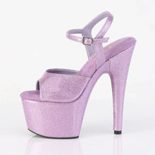 Load image into Gallery viewer, Tacones Pleaser ADORE-709GP Lilac Purpurina Charol
