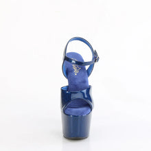 Load image into Gallery viewer, Tacones Pleaser ADORE-709GP Navy Azul Purpurina
