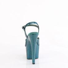 Load image into Gallery viewer, Tacones Pleaser ADORE-709GP Teal Purpurina Charol

