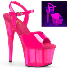 Load image into Gallery viewer, Tacones Pleaser ADORE-709UVT Neon H. Rosa
