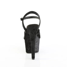 Load image into Gallery viewer, Tacones Pleaser ADORE-709WR Negro Shimmering Fabric
