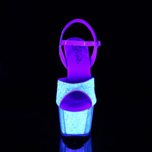 Cargar imagen en el visor de la galería, Tacones Pleaser ADORE-710UVG Neon Opal Purpurina
