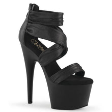 Load image into Gallery viewer, Tacones Pleaser ADORE-720 Negro Piel Sintética
