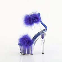 Cargar imagen en el visor de la galería, Tacones Pleaser ADORE-724F Transparente Royal Azul
