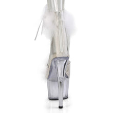 Carregar imagem no visualizador da galeria, Tacones Pleaser ADORE-724F Transparente Blanco Fur
