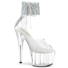 Cargar imagen en el visor de la galería, Tacones Pleaser ADORE-724RS-02 Transparente Plata
