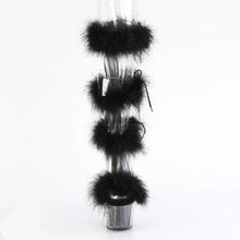 Carregar imagem no visualizador da galeria, Tacones Pleaser ADORE-728F Transparente Negro Fur
