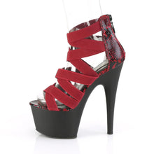 Cargar imagen en el visor de la galería, Tacones Pleaser ADORE-748SP Wine Elastic Band
