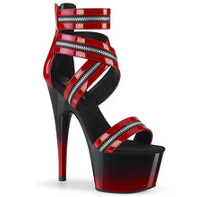 Cargar imagen en el visor de la galería, Tacones Pleaser ADORE-766 Rojo Charol Negro
