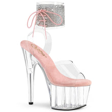 Load image into Gallery viewer, Tacones Pleaser ADORE-791-2RS Transparente B. Rosa
