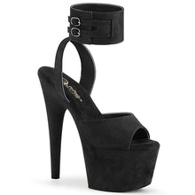 Cargar imagen en el visor de la galería, Tacones Pleaser ADORE-791FS Negro Faux Suede
