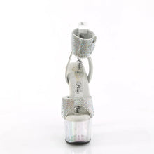 Cargar imagen en el visor de la galería, Tacones Pleaser ADORE-791HTRS Plata Holo Tinted
