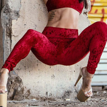 Cargar imagen en el visor de la galería, Leggings Adriana terciopelo Dragonfly
