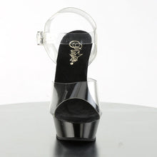 Carregar imagem no visualizador da galeria, Tacones Pleaser ALLURE-608 Transparente Negro
