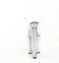 Load image into Gallery viewer, Tacones Pleaser AMAZE-808SRS Transparente Plata
