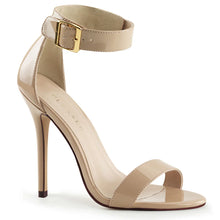 Cargar imagen en el visor de la galería, Tacones Pleaser AMUSE-10 Crema Charol
