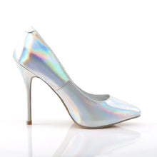 Cargar imagen en el visor de la galería, Zapatos Pleaser AMUSE-20 Plata Hologram Pu
