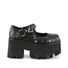 Carregar imagem no visualizador da galeria, Zapatos con plataforma Demonia ASHES-33 Negro Piel vegana

