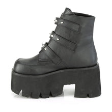 Cargar imagen en el visor de la galería, Botines Demonia ASHES-55 Negro Piel vegana
