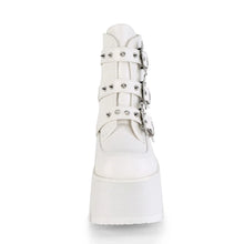 Carregar imagem no visualizador da galeria, Botines Demonia ASHES-55 Blanco Piel vegana

