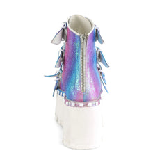 Carregar imagem no visualizador da galeria, Botines Demonia ASHES-70 Morado Multi Iridescent V. Le
