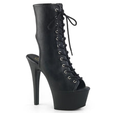 Load image into Gallery viewer, Tacones Pleaser ASPIRE-1016 Negro Piel Sintética
