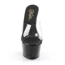 Carregar imagem no visualizador da galeria, Tacones Pleaser ASPIRE-601 Transparente Negro Mate
