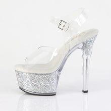 Cargar imagen en el visor de la galería, Tacones Pleaser ASPIRE-608RSI Transparente Plata
