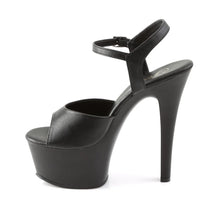 Cargar imagen en el visor de la galería, Tacones Pleaser ASPIRE-609 Negro Piel Sintética
