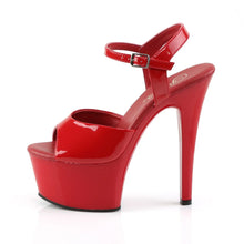 Cargar imagen en el visor de la galería, Tacones Pleaser ASPIRE-609 Rojo Charol
