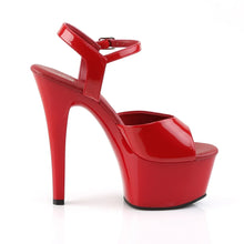Cargar imagen en el visor de la galería, Tacones Pleaser ASPIRE-609 Rojo Charol
