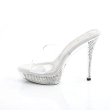 Cargar imagen en el visor de la galería, Tacones Fabulicious ATHENA-501 - Transparente / Cromo plata
