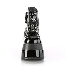 Carregar imagem no visualizador da galeria, Botines Demonia BEAR-104 Negro Pat-Piel vegana
