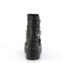 Cargar imagen en el visor de la galería, Botines Demonia BEAR-150 Negro Piel vegana
