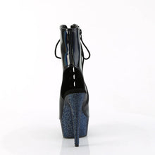 Cargar imagen en el visor de la galería, Tacones Pleaser BEJEWELED-1016-6 Negro Holo Charol
