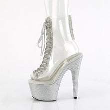 Cargar imagen en el visor de la galería, Tacones Pleaser BEJEWELED-1016C-2-7 Transparente Plata
