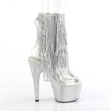 Cargar imagen en el visor de la galería, Tacones Pleaser BEJEWELED-1017RSF-7 Transparente Plata
