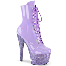 Carregar imagem no visualizador da galeria, Tacones Pleaser BEJEWELED-1020-7 Lavanda Holo Charol
